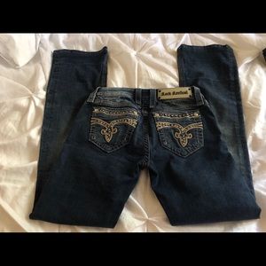 BOOT CUT ROCK REVIVAL JEANS// Size: 26